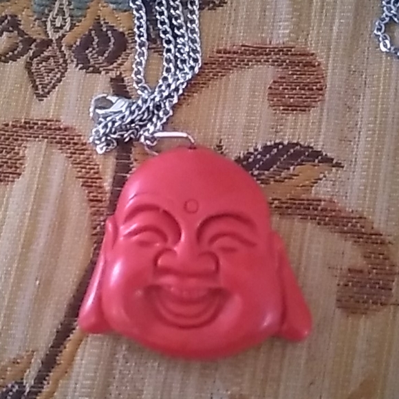 - 🏮- lucky Buddha carved red cinnabar stone healing Luck abundance tortois… - Picture 9 of 11